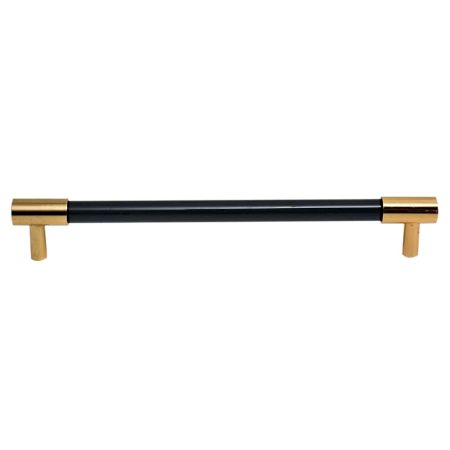Black Golden Large Cylinder Glass Door Handles